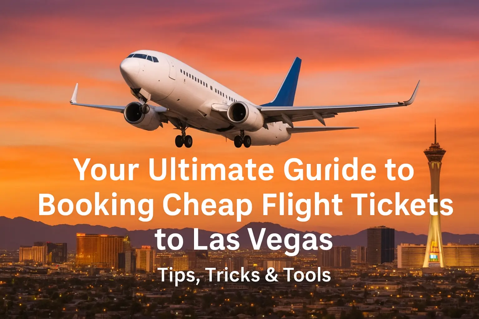 Your Ultimate Guide to Booking Cheap Flight Tickets to Las Vegas: Tips, Tricks & Tools