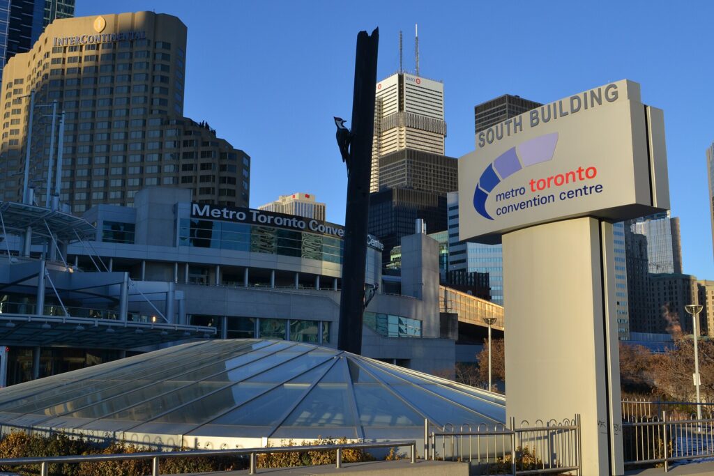 The Metro Toronto Convention Centre in downtown Toronto