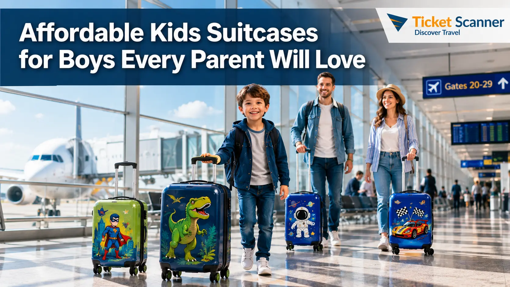 Affordable Kids Suitcases for Boys Every Parent Will Love