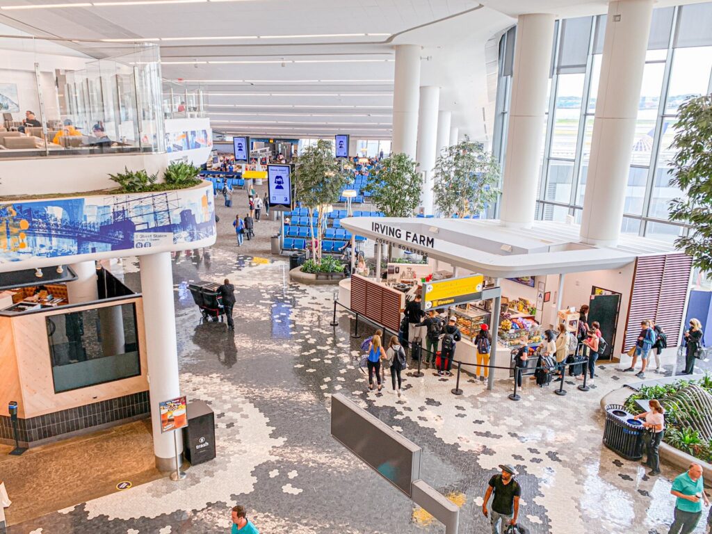 Terminal B at LaGuardia Airport in New York