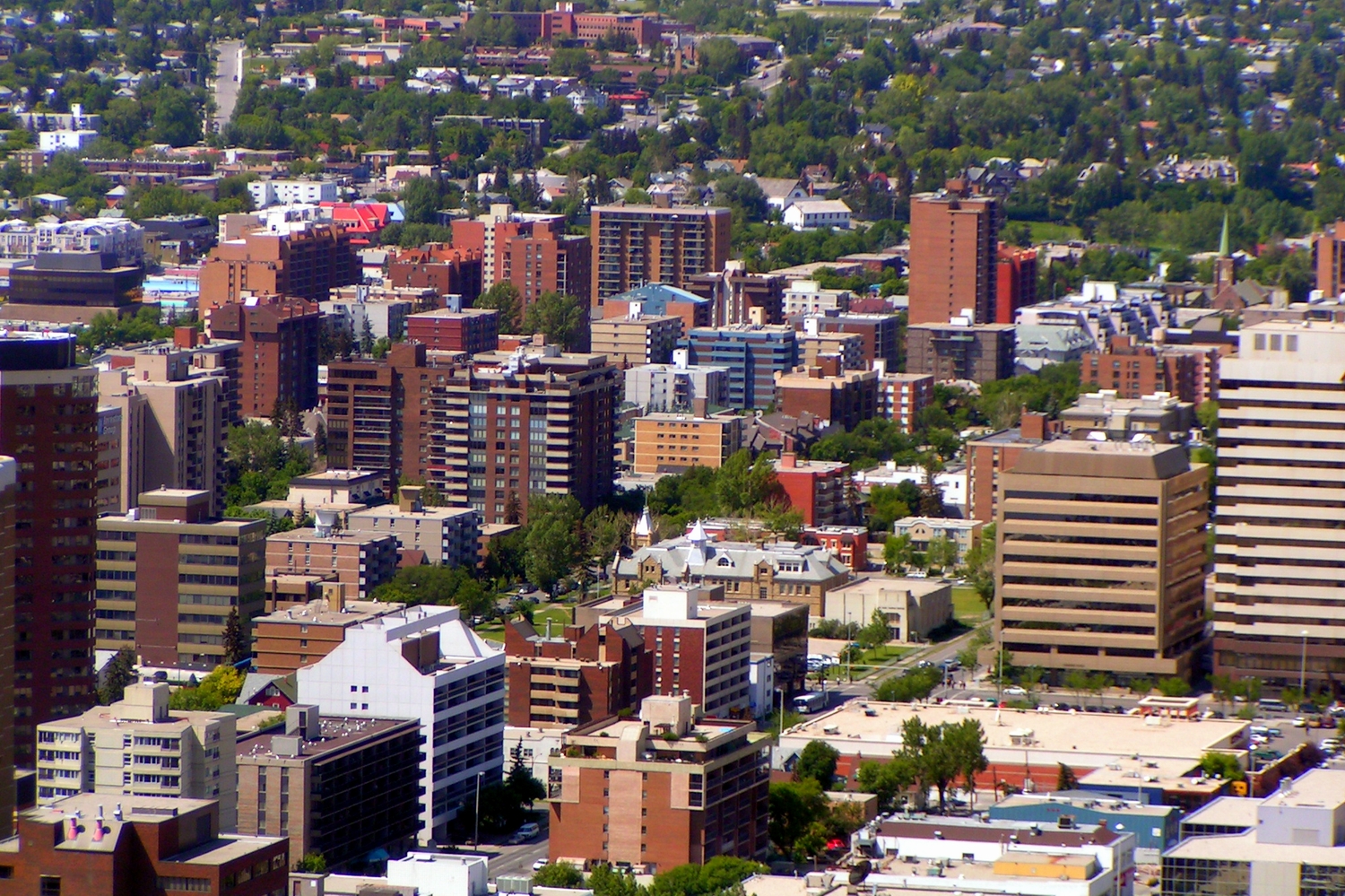 The Beltline neighborhood in Calgary
