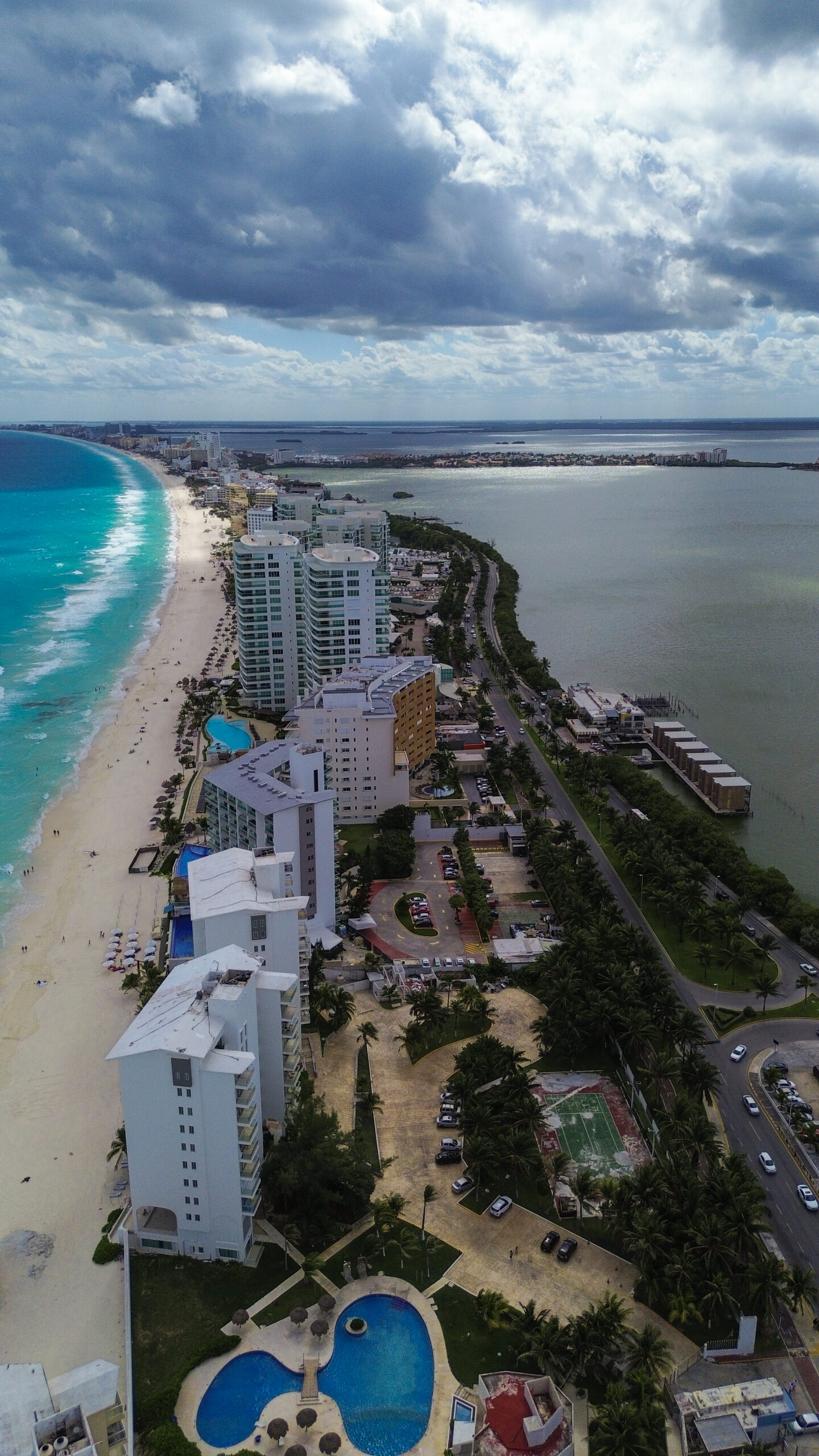 Playa Gaviota Azul beach in the Cancun Hotel Zone