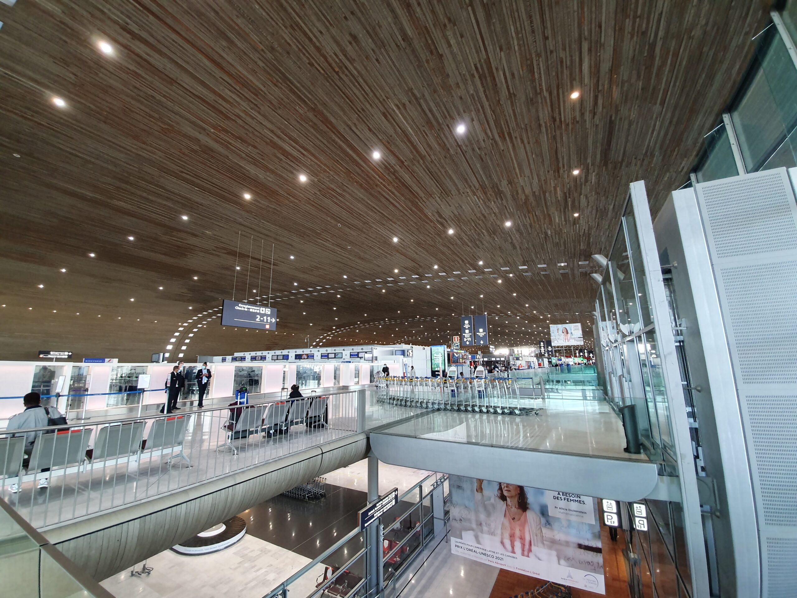 Terminal 2E at Paris Charles de Gaulle Airport