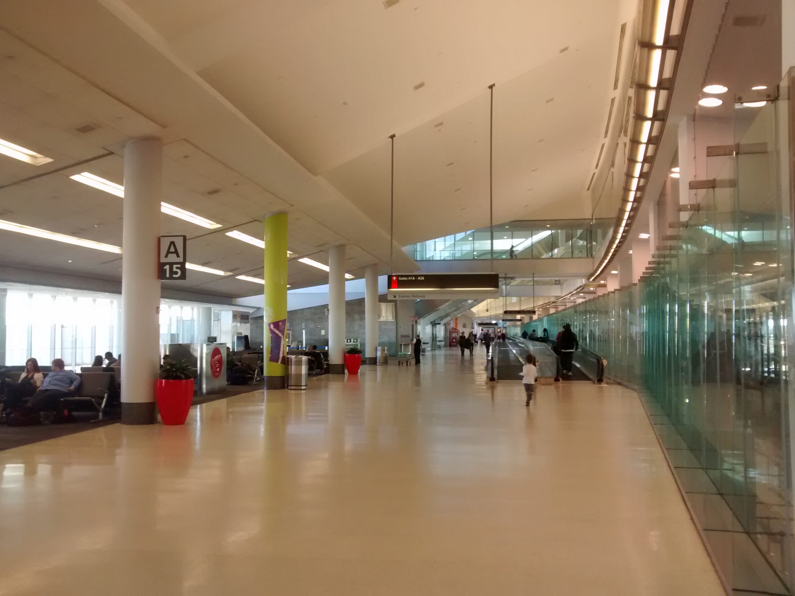Terminal A West interior at Philadelphia International Airport