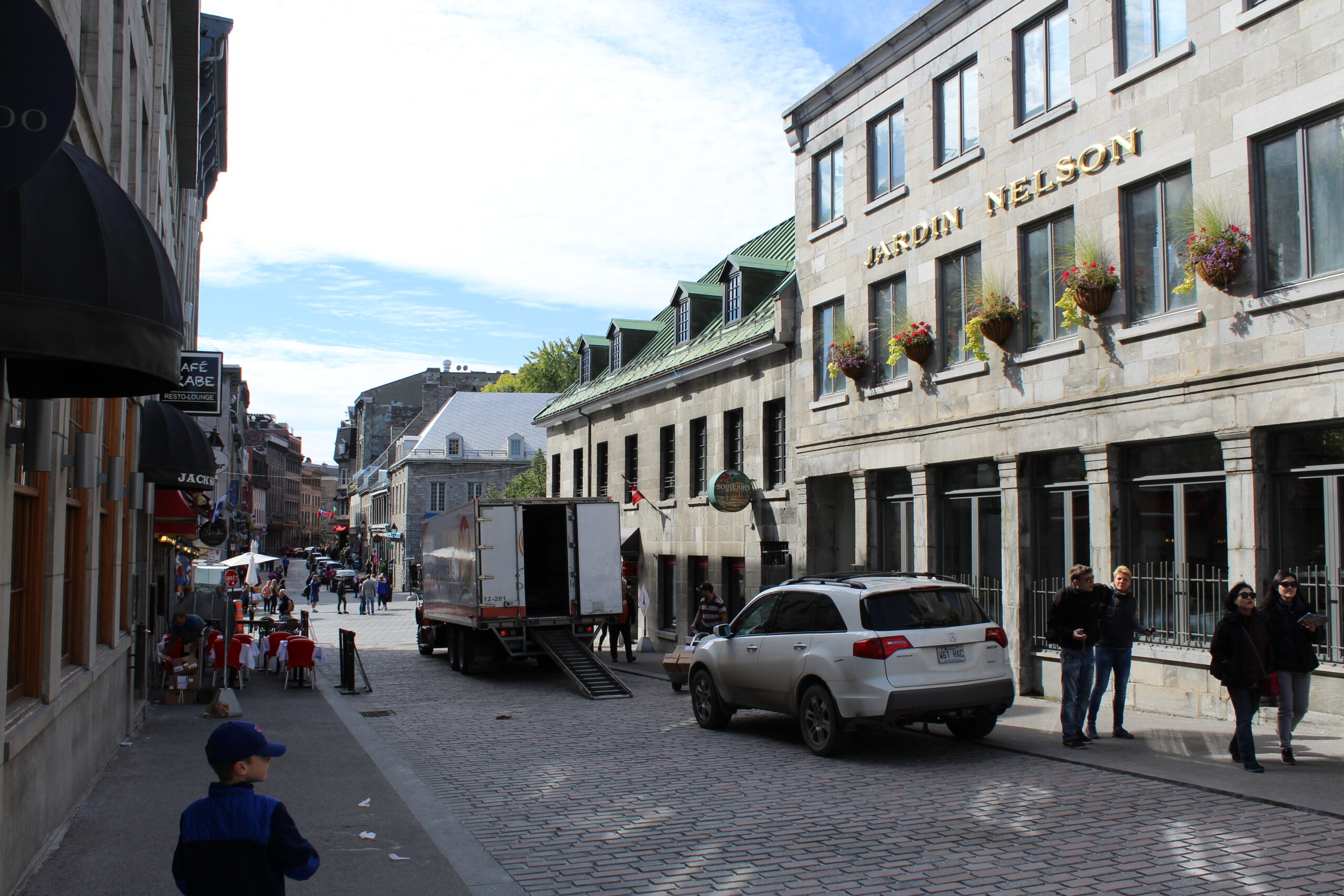 Rue Saint-Paul, a cobblestone street in Old Montreal
