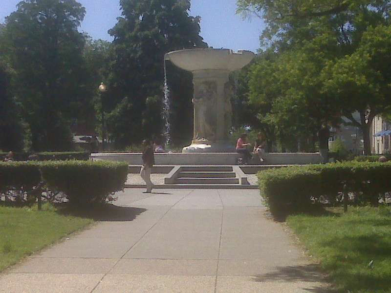 The fountain at Dupont Circle in Washington DC