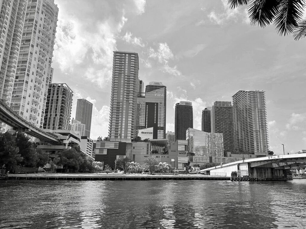 High-rise towers in Brickell, Miami's financial district