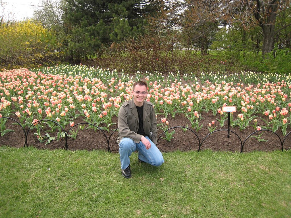 Tulip beds at Commissioners Park during the Canadian Tulip Festival in Ottawa