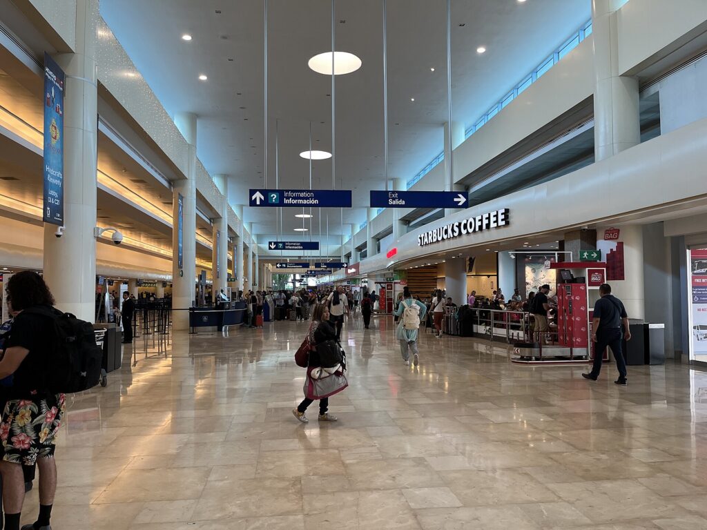 A terminal at Cancun International Airport (CUN)