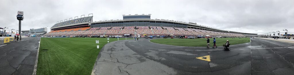 Charlotte Motor Speedway in Concord on a race weekend in May