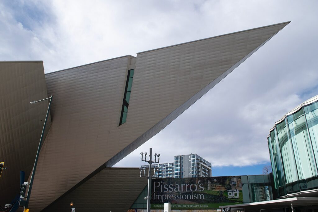 The angular titanium-clad Hamilton Building of the Denver Art Museum