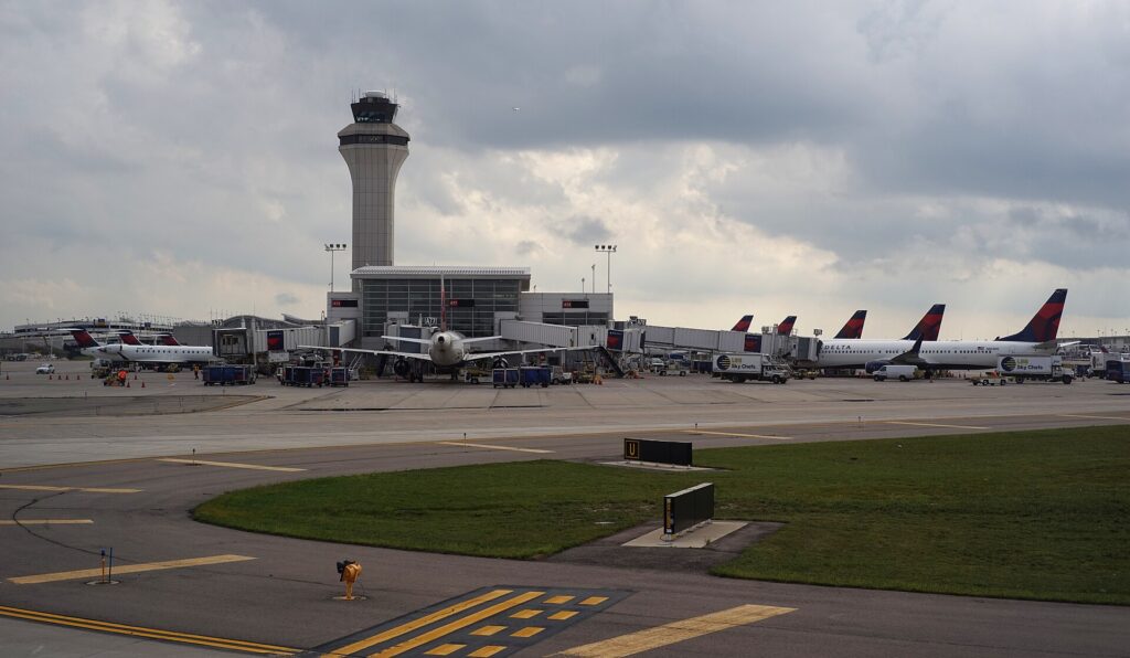 The McNamara Terminal at Detroit Metropolitan Wayne County Airport