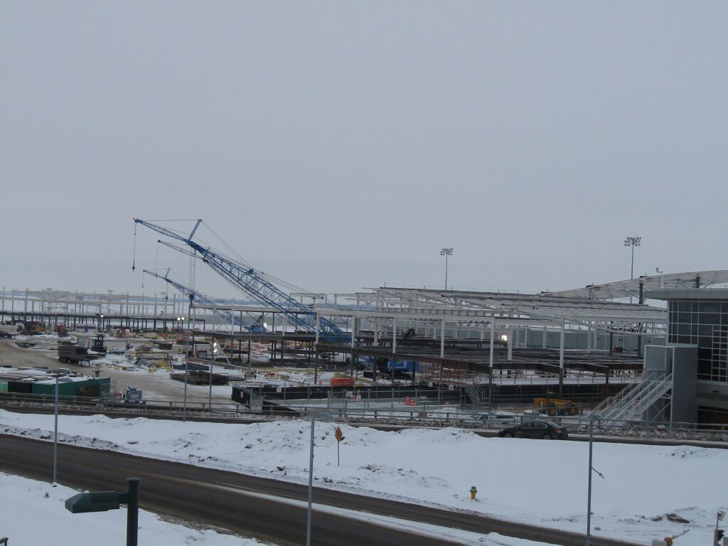 The terminal at Edmonton International Airport (YEG)