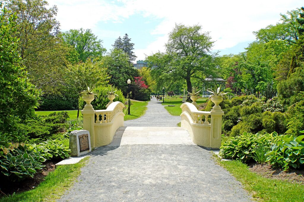 The Victorian Public Gardens in Halifax