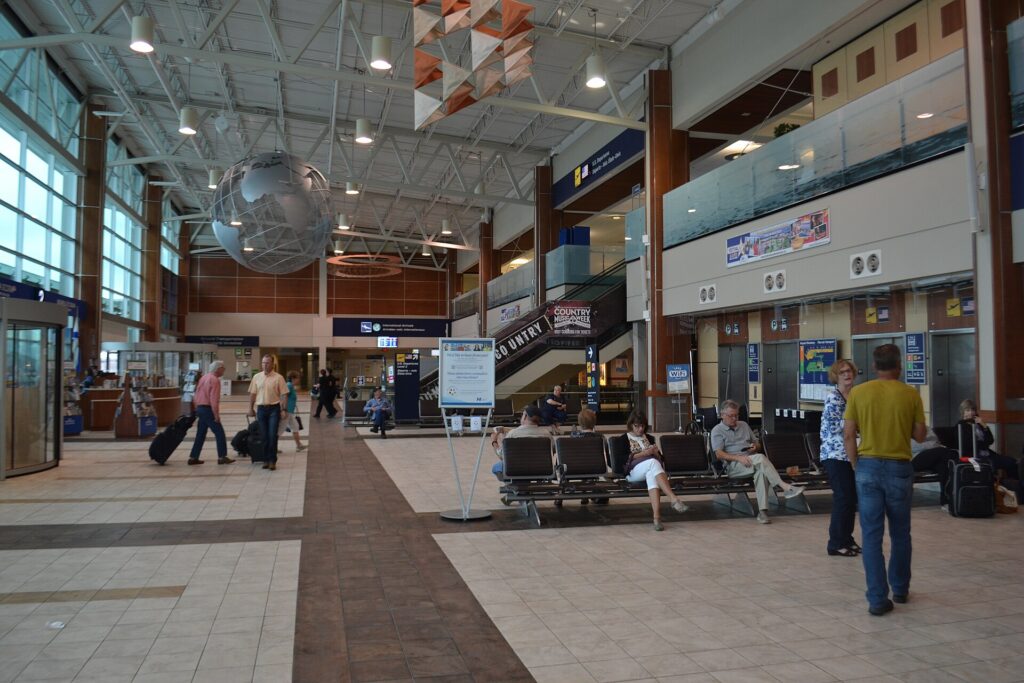 The terminal at Halifax Stanfield International Airport (YHZ)