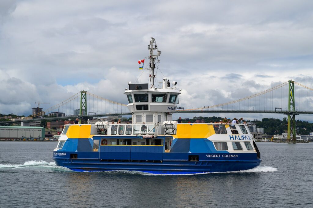 The Halifax Transit ferry Vincent Coleman on the harbour