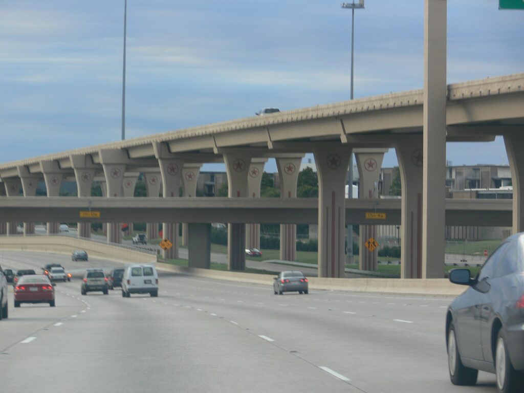 The five-level High Five Interchange in north Dallas