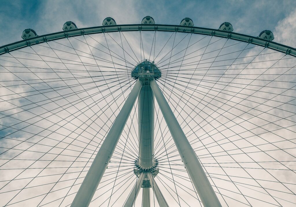 The High Roller observation wheel at the LINQ in Las Vegas