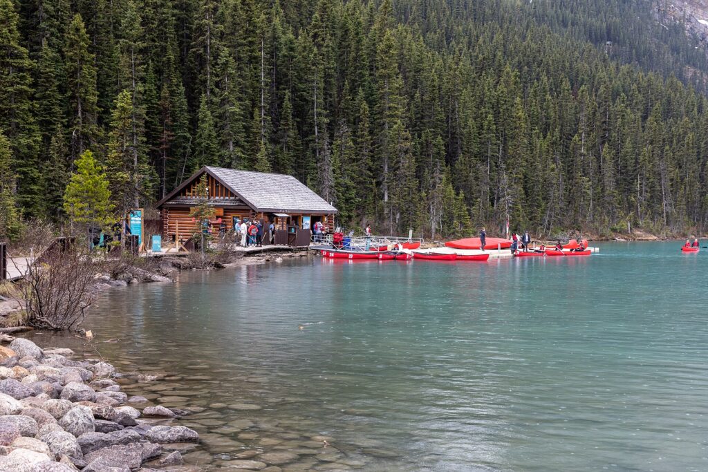 Lake Louise in Banff National Park, two hours west of Calgary
