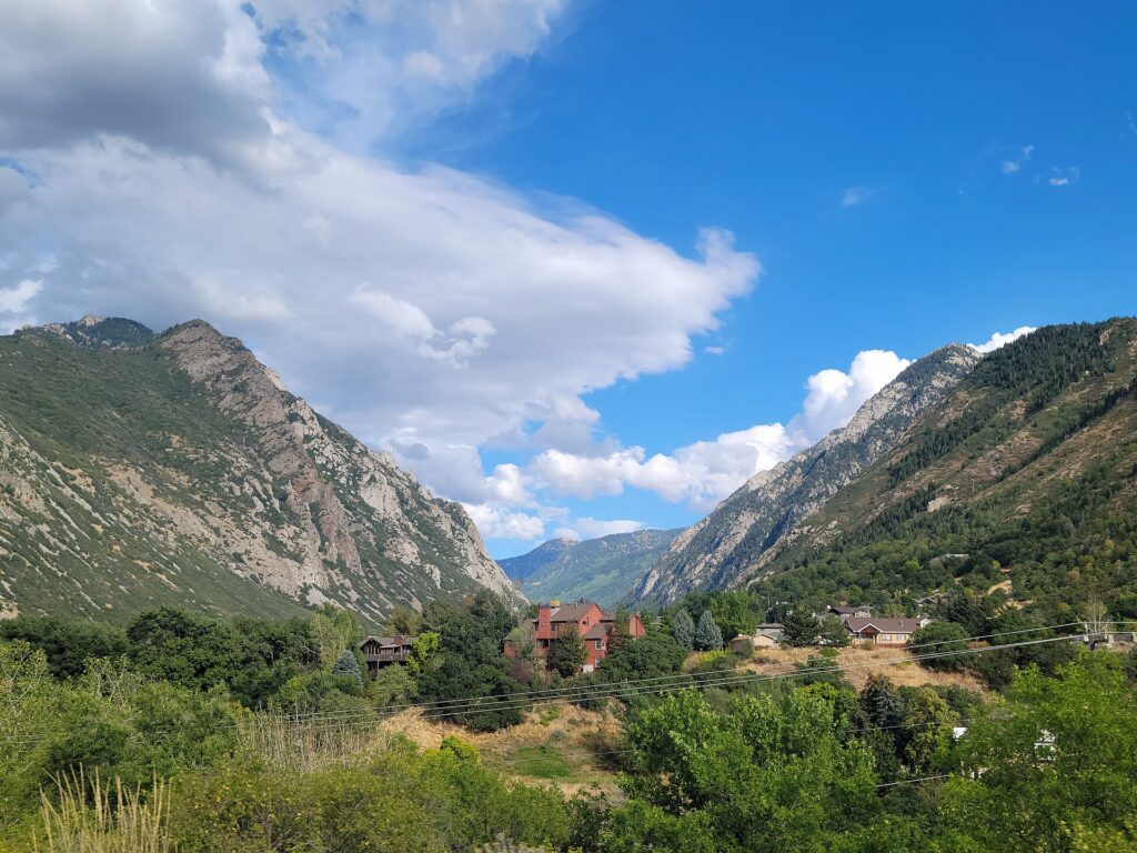 Little Cottonwood Canyon, the road corridor to Snowbird and Alta