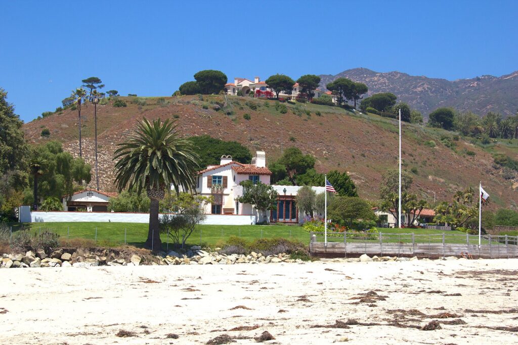 Malibu's beach and pier on the Pacific Coast Highway