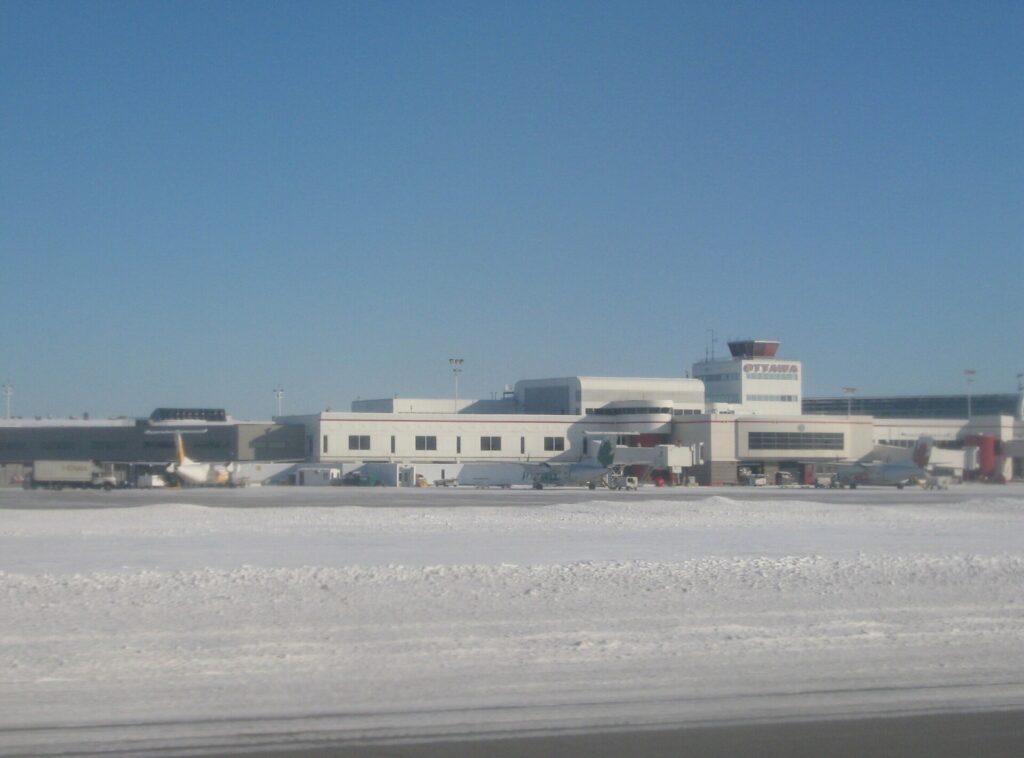 The terminal at Ottawa Macdonald-Cartier International Airport (YOW)