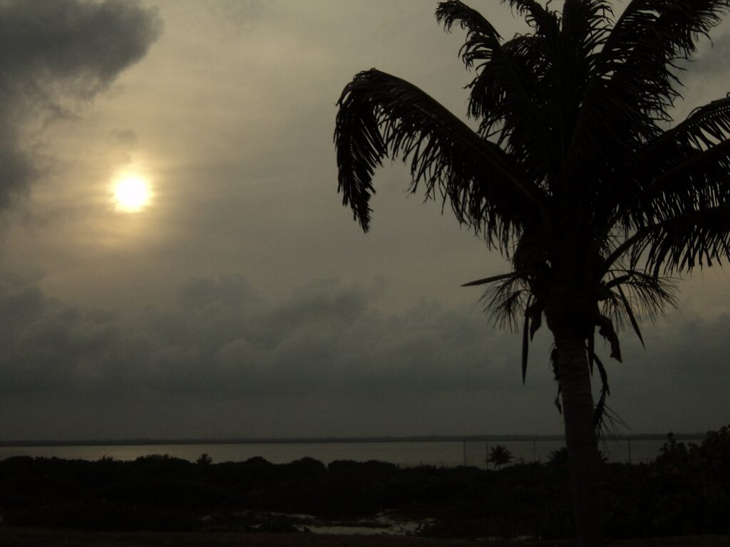 Playa Delfines, the best-known public beach in the Cancun Hotel Zone