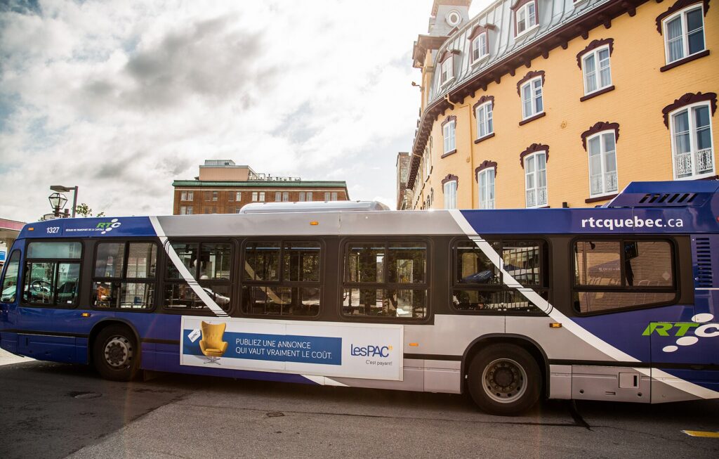 An RTC Métrobus in Quebec City