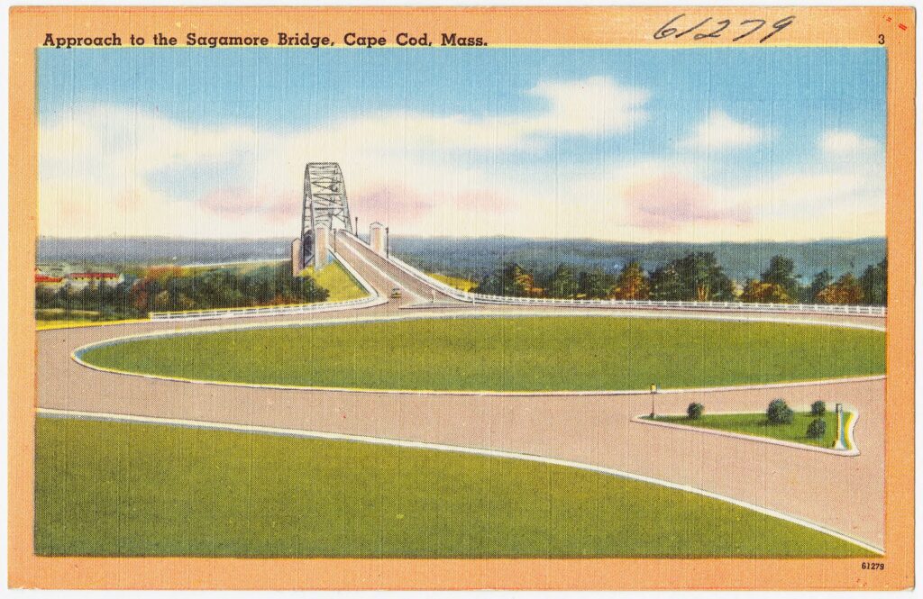 The Sagamore Bridge over the Cape Cod Canal