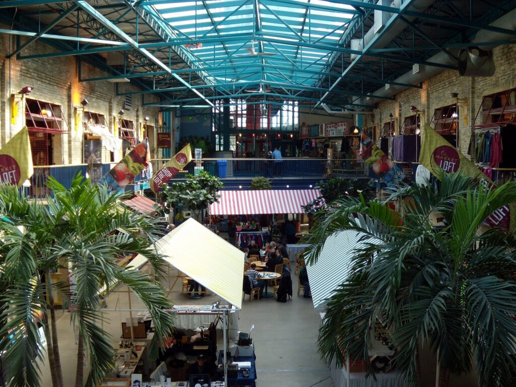 The Forks Market building in Winnipeg