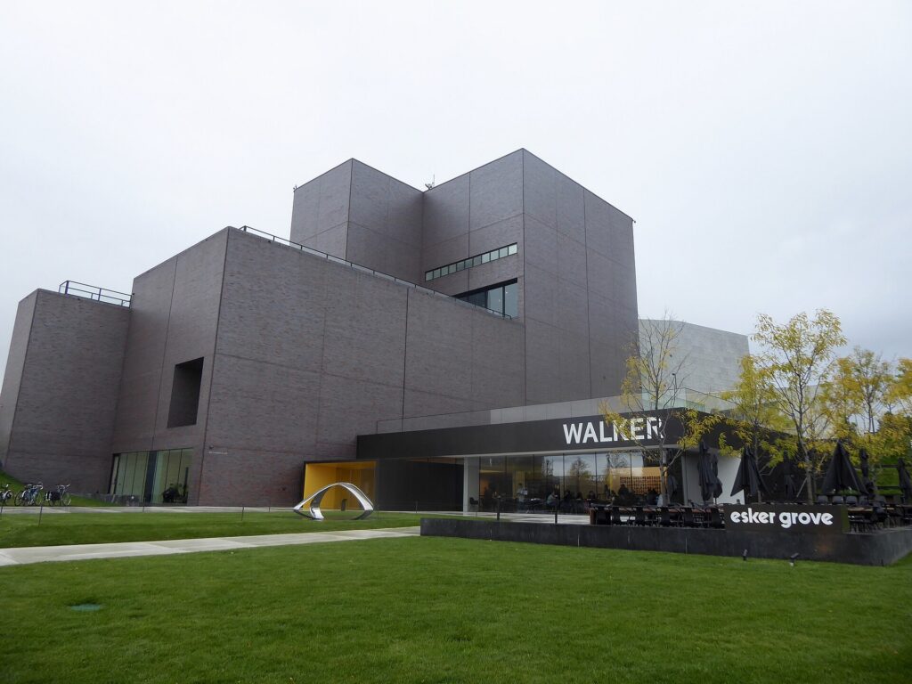 The Walker Art Center, the contemporary art museum beside the Minneapolis Sculpture Garden