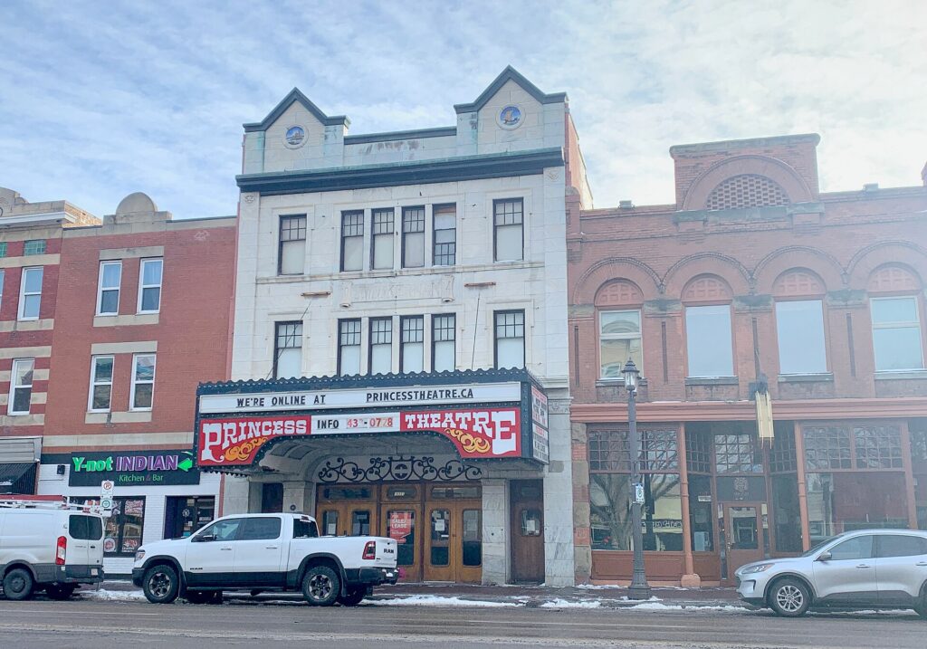 The Princess Theatre on Whyte Avenue in Old Strathcona, Edmonton